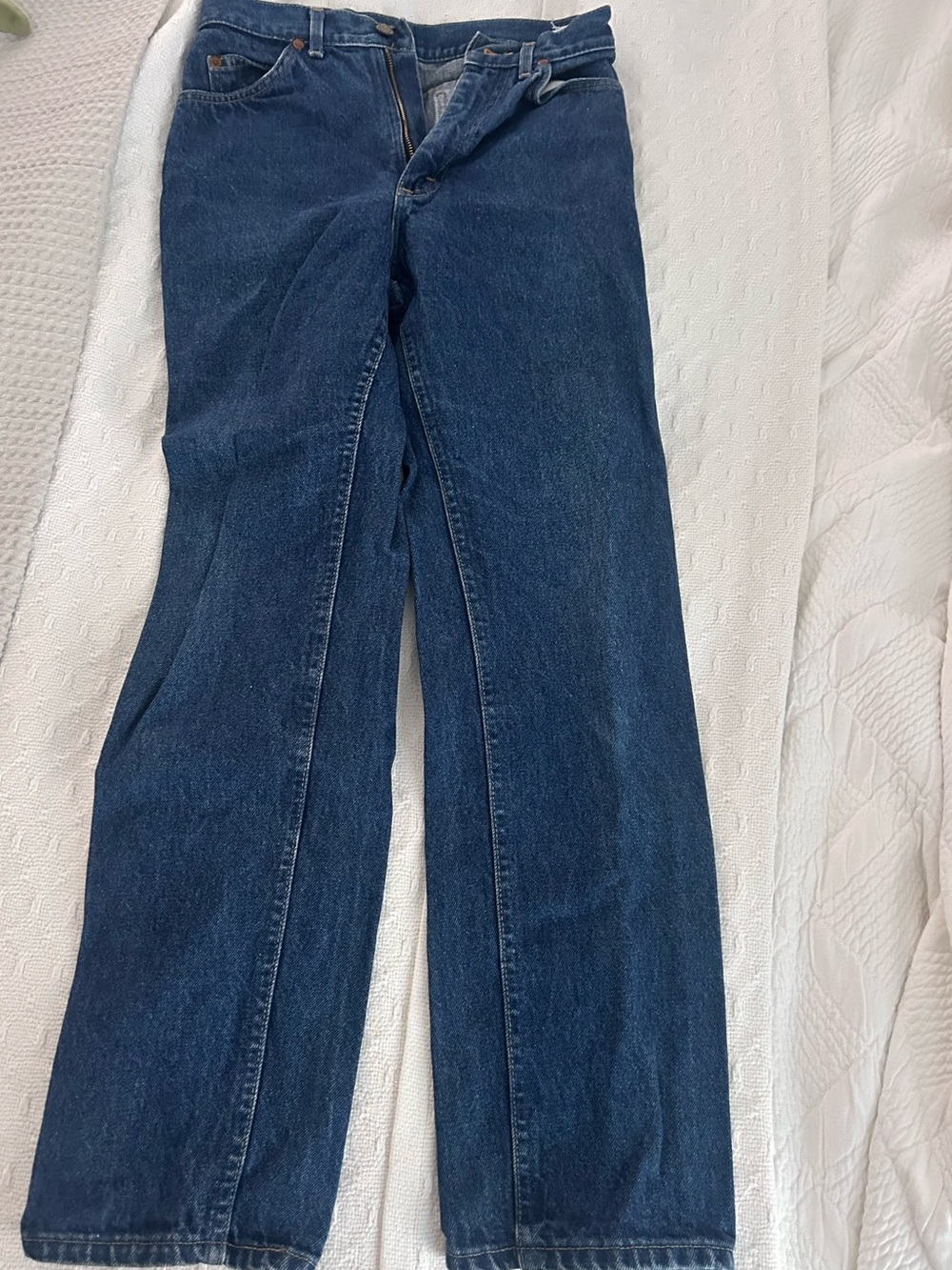 Vintage Lee Dark Blue Women’s Straight-Leg Jeans